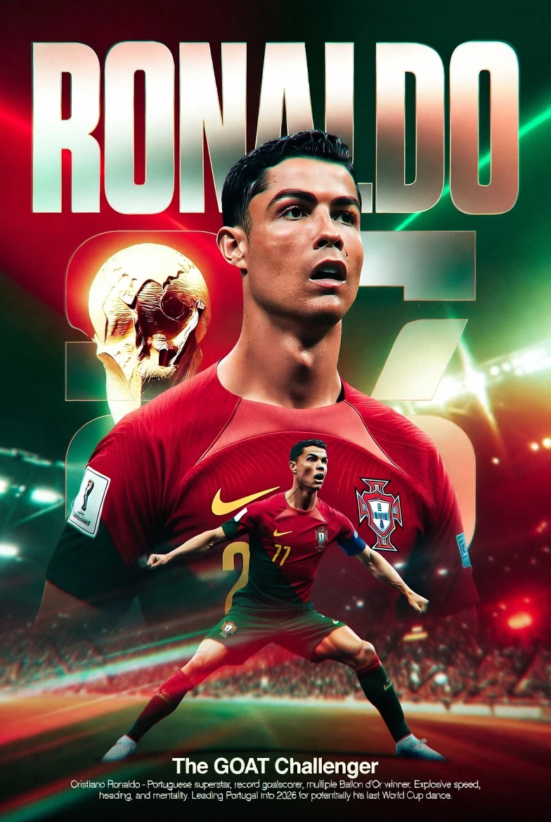 The Goat Challenger Cristiano Ronaldo (portugal)