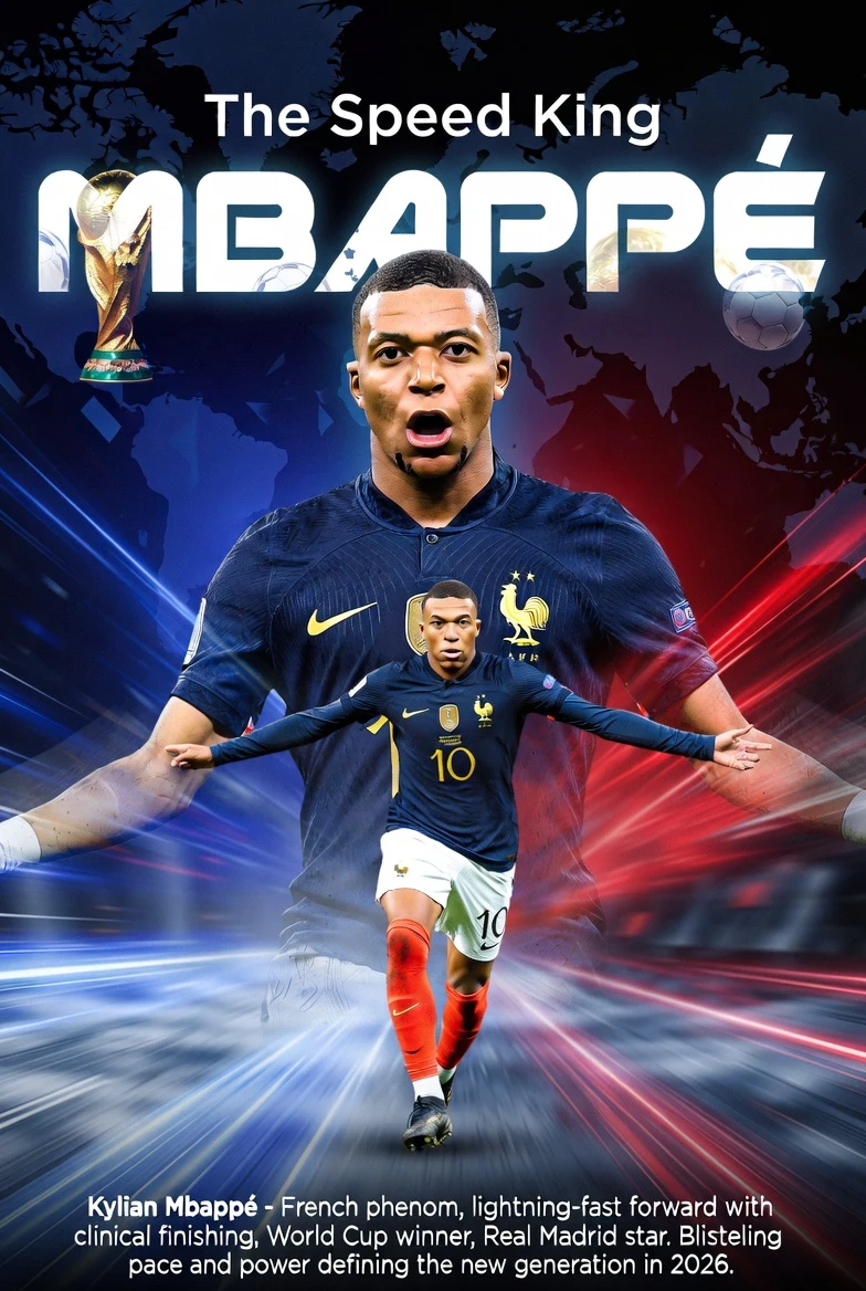 The Speed King Kylian Mbappé (france)
