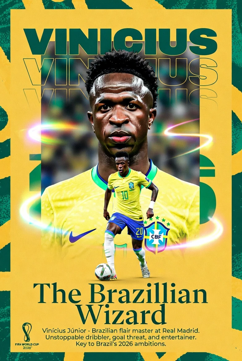 The Brazilian Wizard Vinícius Júnior (brazil)