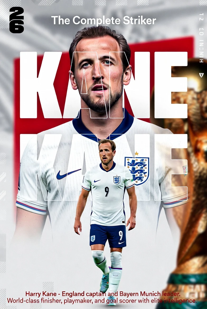 The Complete Striker Harry Kane (england)