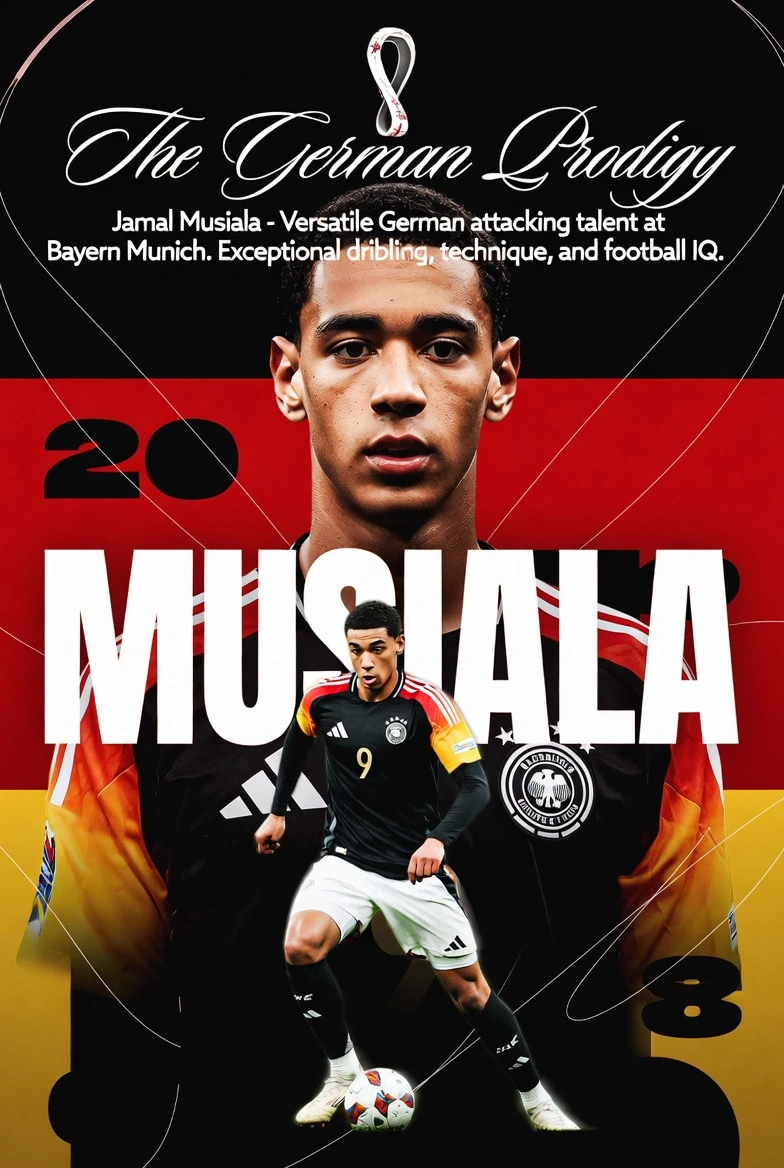 The German Prodigy Jamal Musiala (germany)