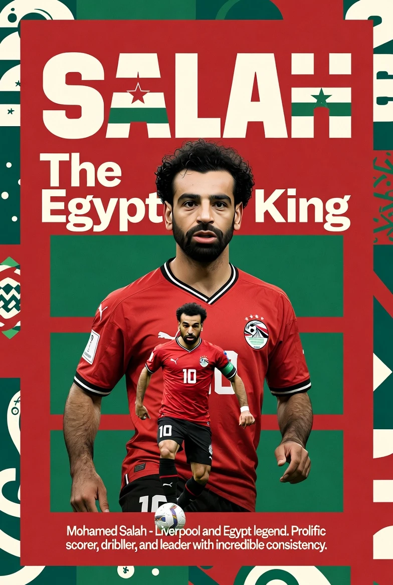 The Egyptian King Mohamed Salah (egypt)