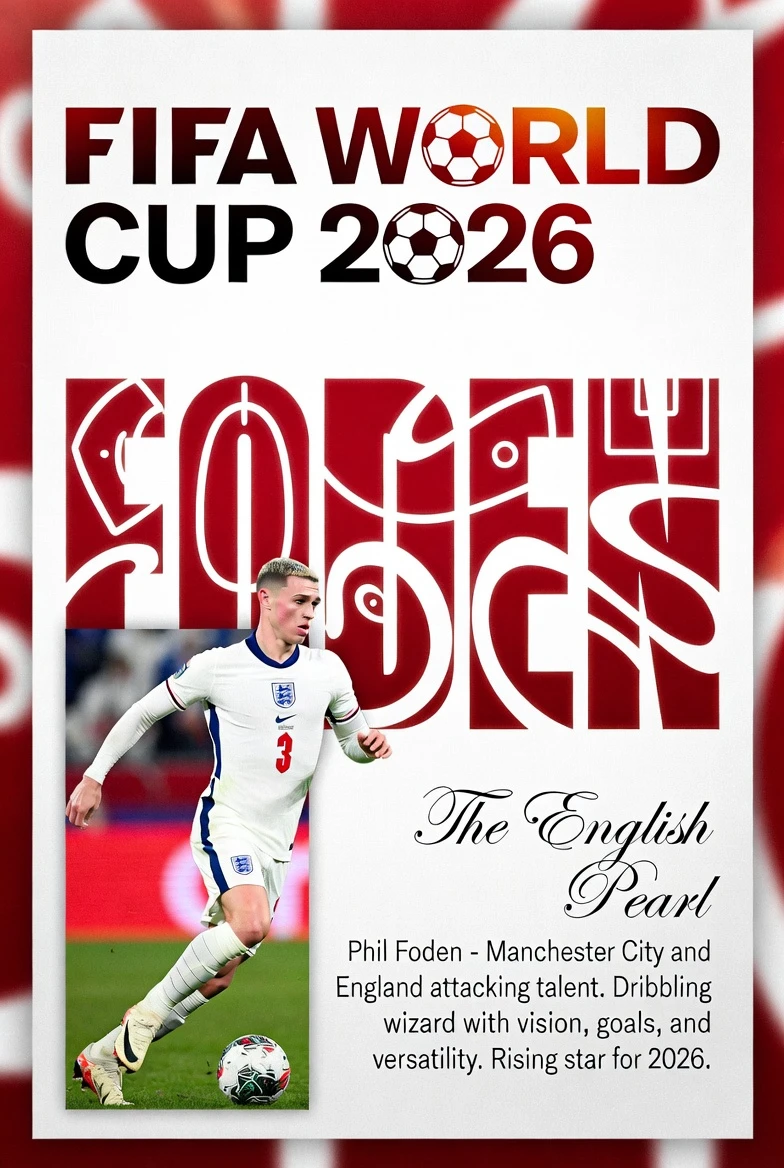 The English Pearl Phil Foden (england)