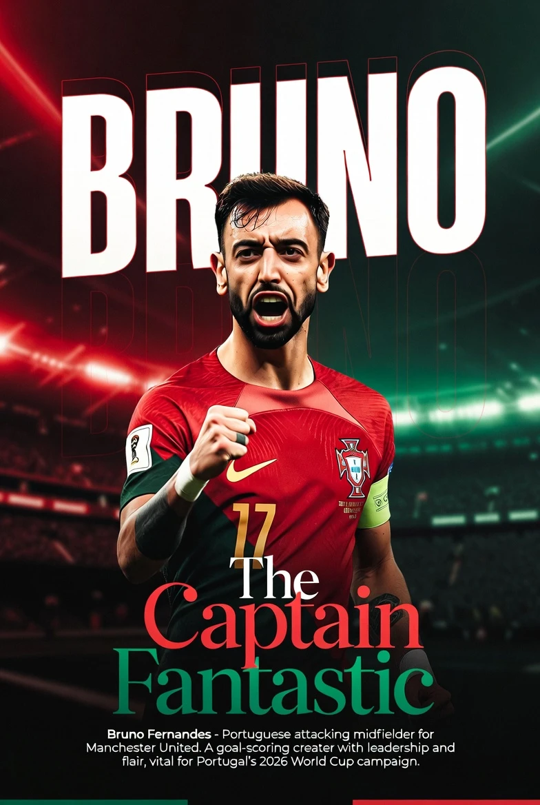 The Captain Fantastic Bruno Fernandes (portugal)