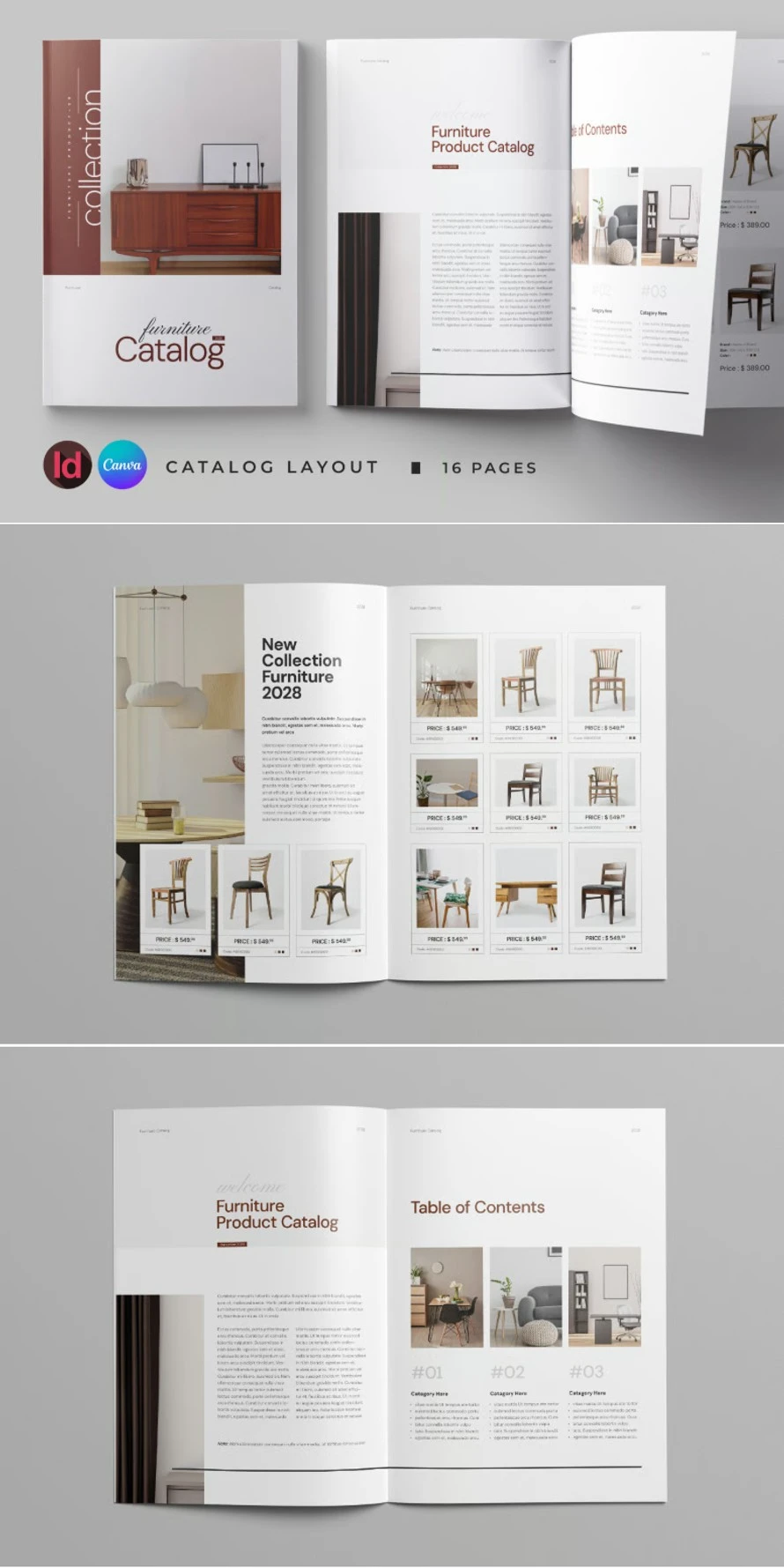 Catalog Brochure Template Catalog Brochure Template