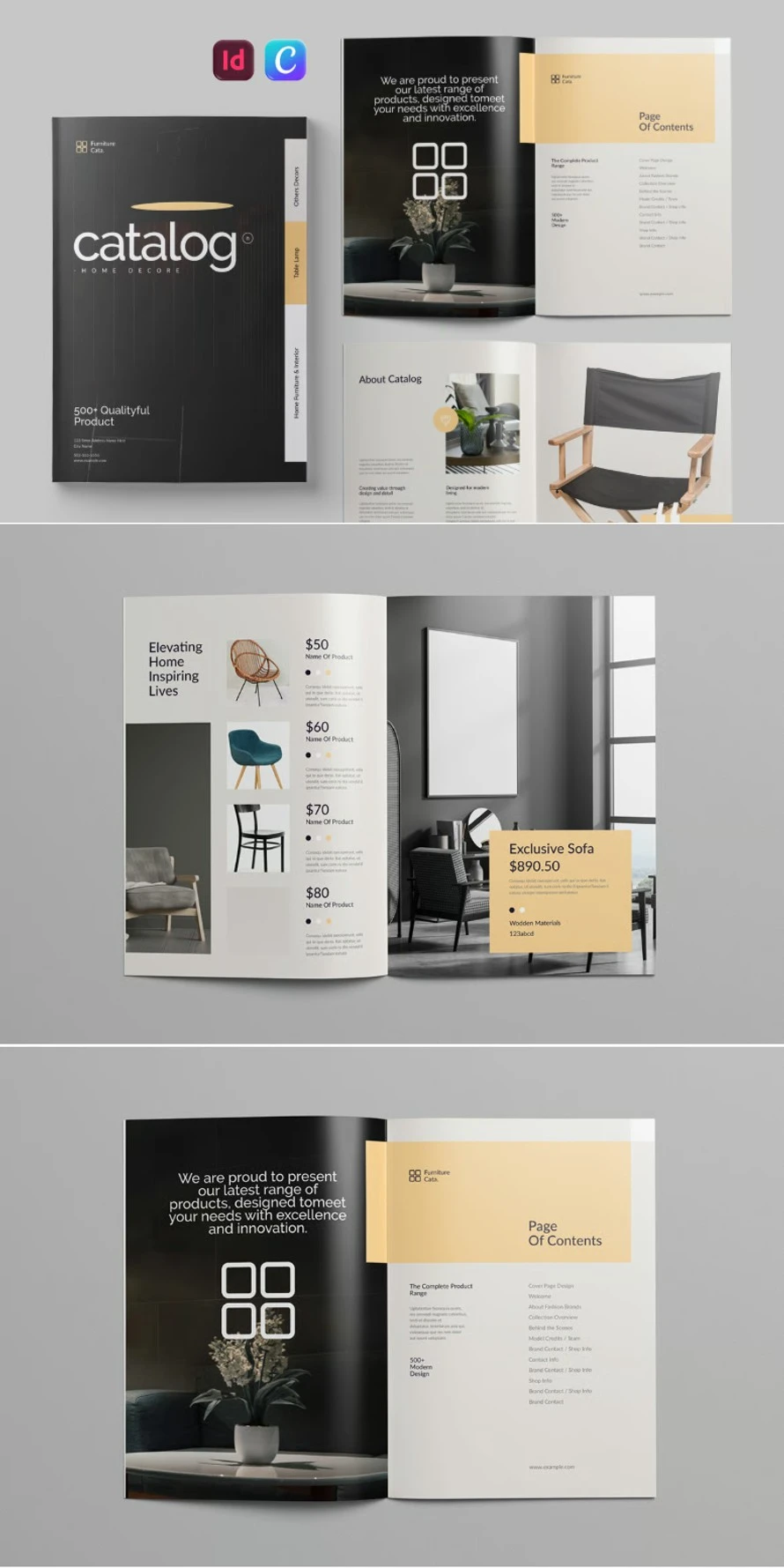 Catalog Brochure Template Catalog Brochure Template