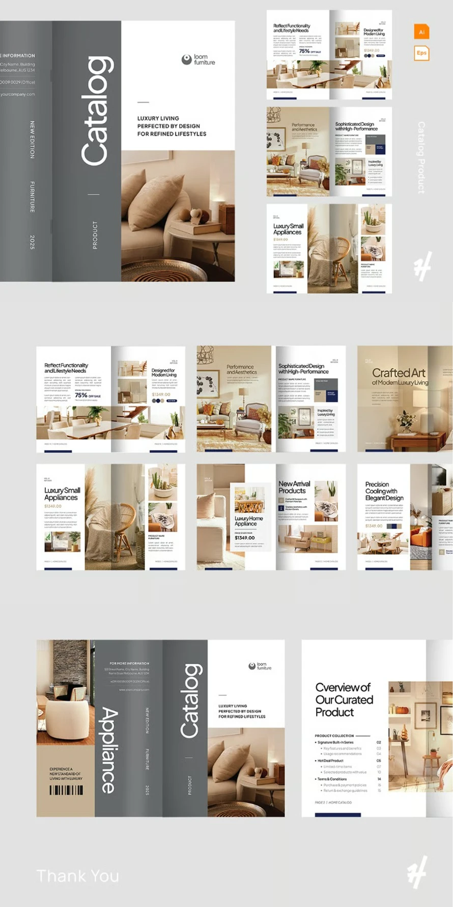 Minimal Furniture Product Catalog Brochure Minimal Furniture Product Catalog Brochure