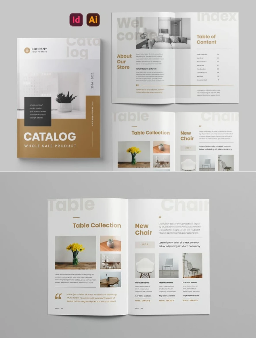 Product Catalog Layout Product Catalog Layout