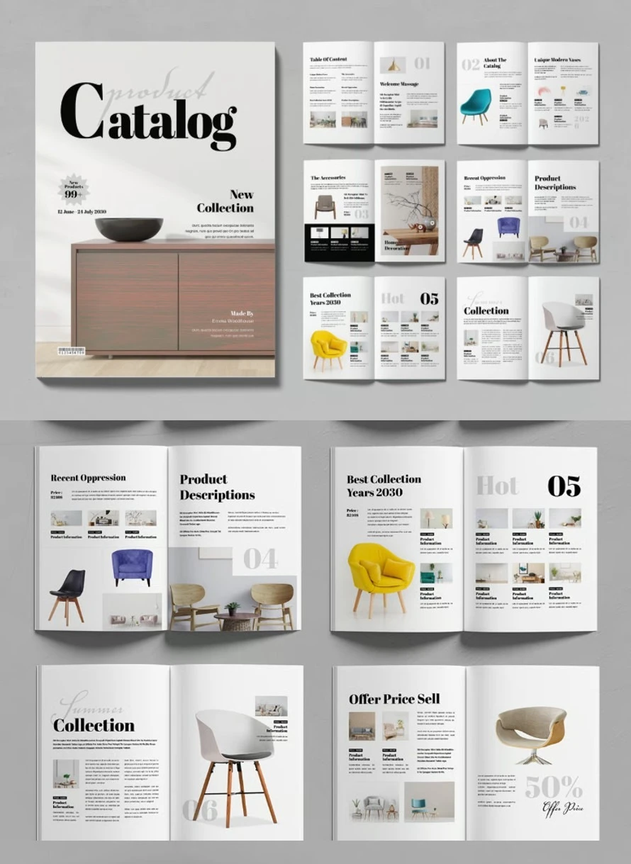 Catalog Brochure Template Layout Catalog Brochure Template Layout