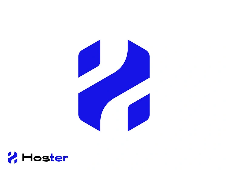 Negative space h letter logo design by Salma Negative space h letter logo design by Salma