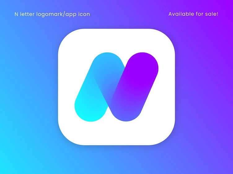 N letter logo mark - app icon - Brand identity design by Rahima N letter logo mark - app icon - Brand identity design by Rahima