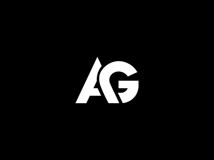 A + G Letter Logo by Akash_Studio6 A + G Letter Logo by Akash_Studio6