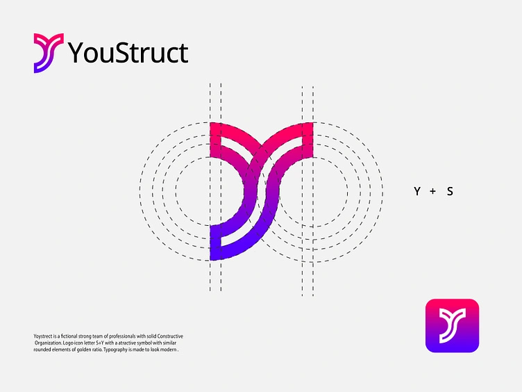 Y + S letter logo mark for a fictional Constructive organization by Amit Sarkar Y + S letter logo mark for a fictional Constructive organization by Amit Sarkar