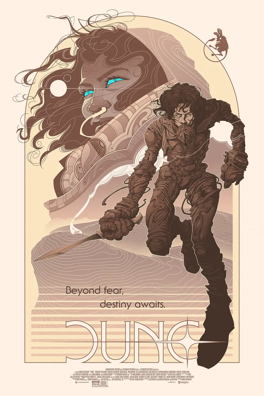 Dune - Screen Print Poster Design