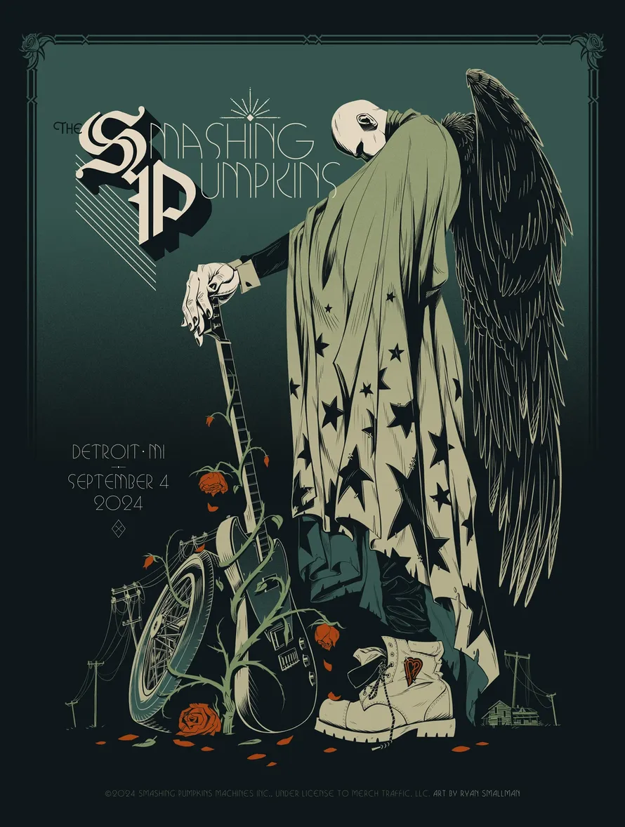 Smashing Pumpkins - Gig Poster Detroit