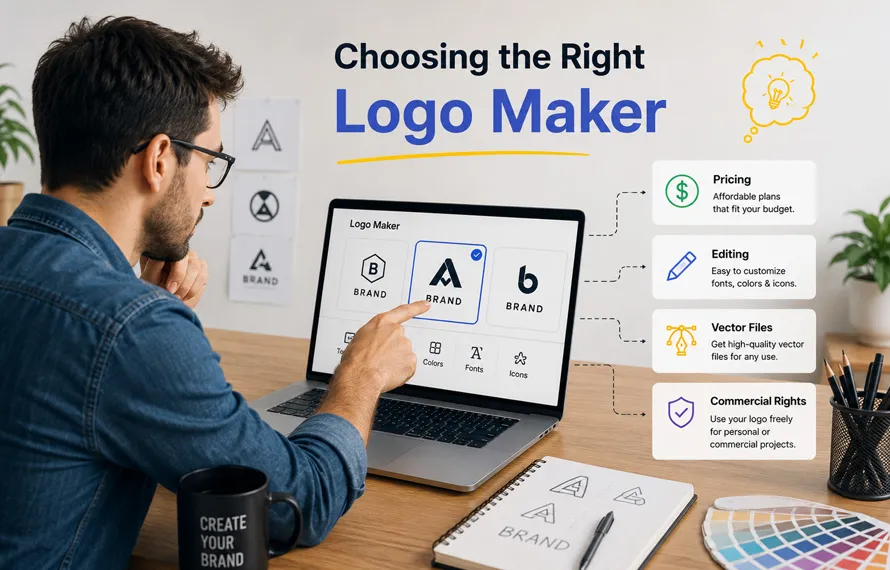 How to Choose the Best AI Logo Maker