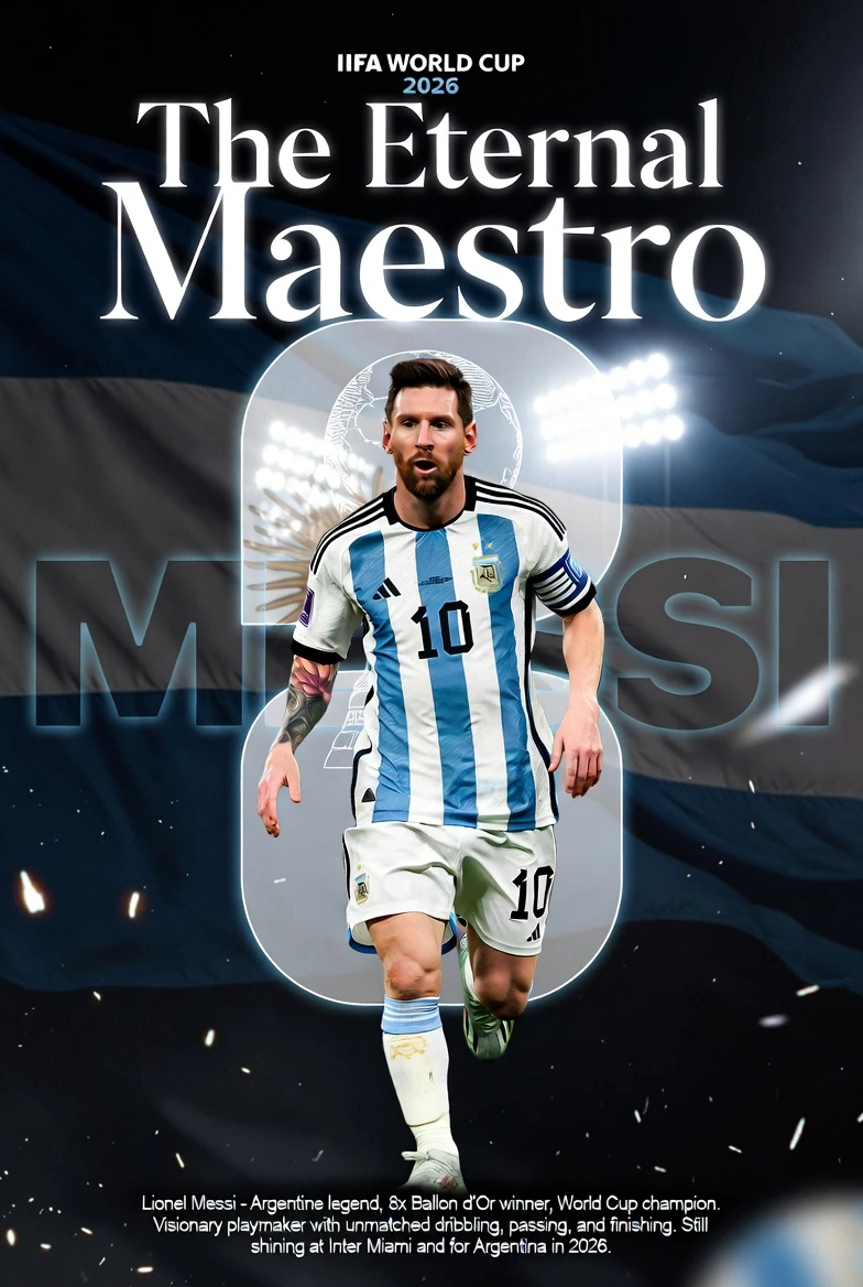 The Eternal Maestro Lionel Messi (argentina)