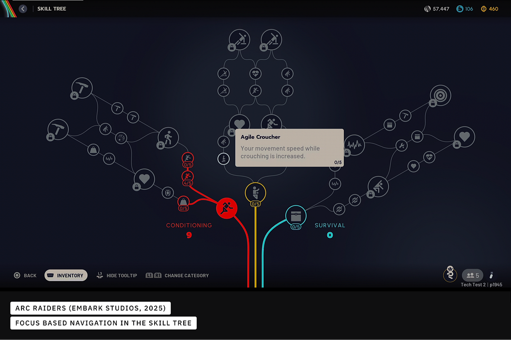 Arc Raiders Skill Tree Screenshot