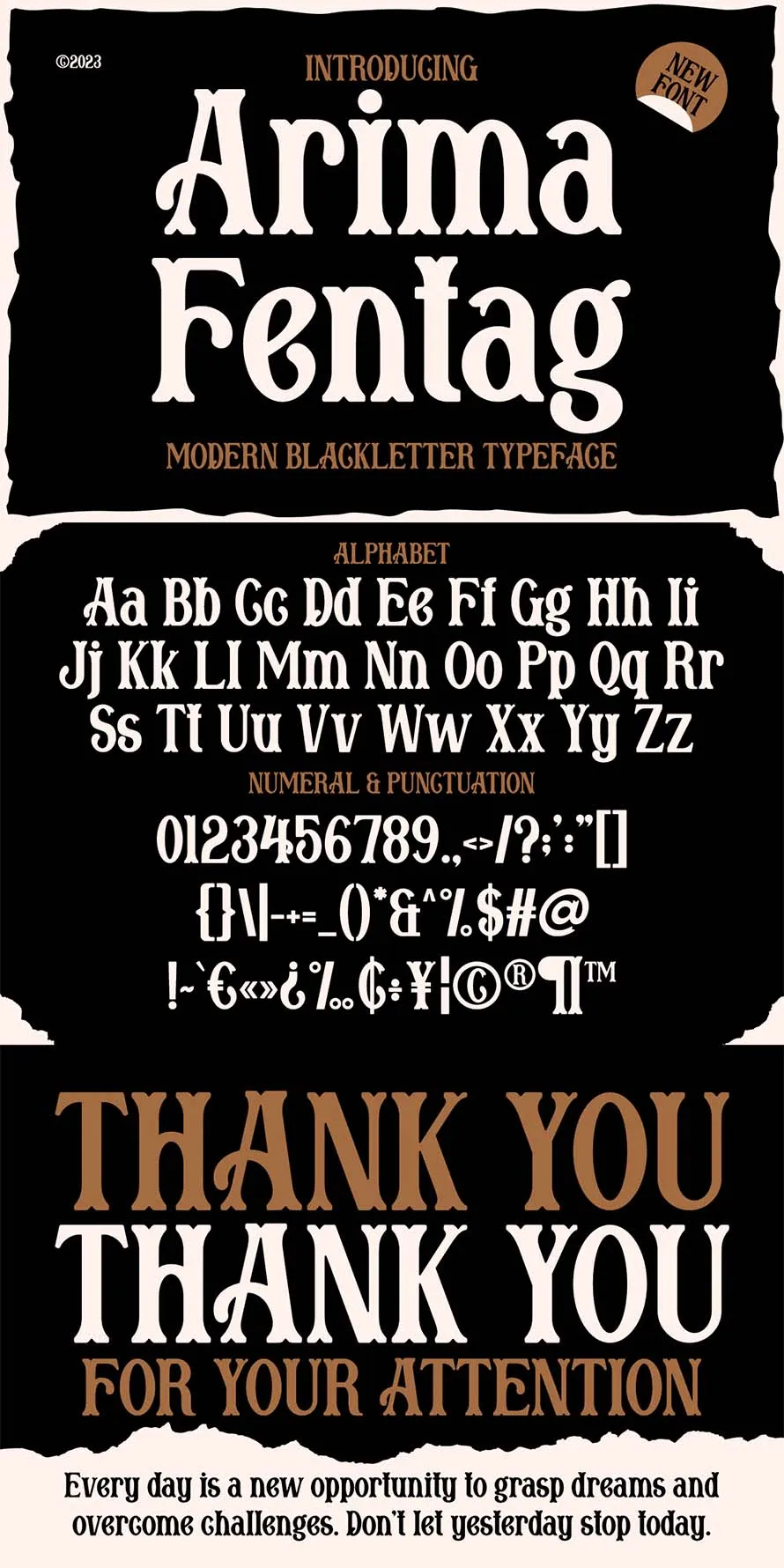 Arima Fentag - Old Decorative Font Arima Fentag - Old Decorative Font