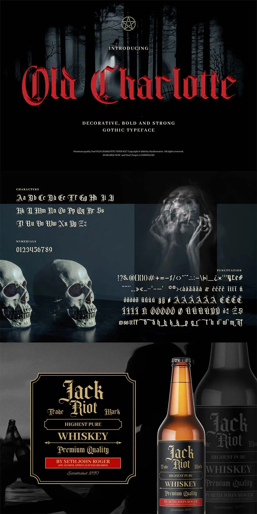 Old Charlotte - Bold Decorative Gothic Font Old Charlotte - Bold Decorative Gothic Font