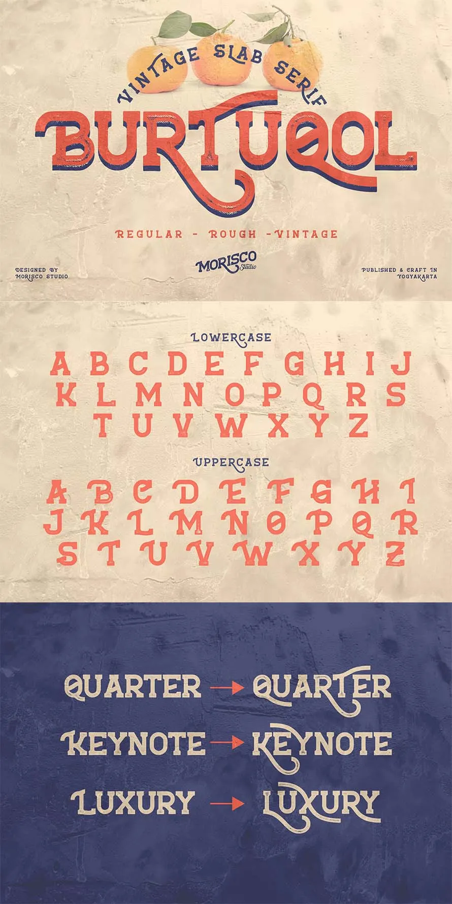 Burtuqol - Vintage Slab Serif Burtuqol - Vintage Slab Serif