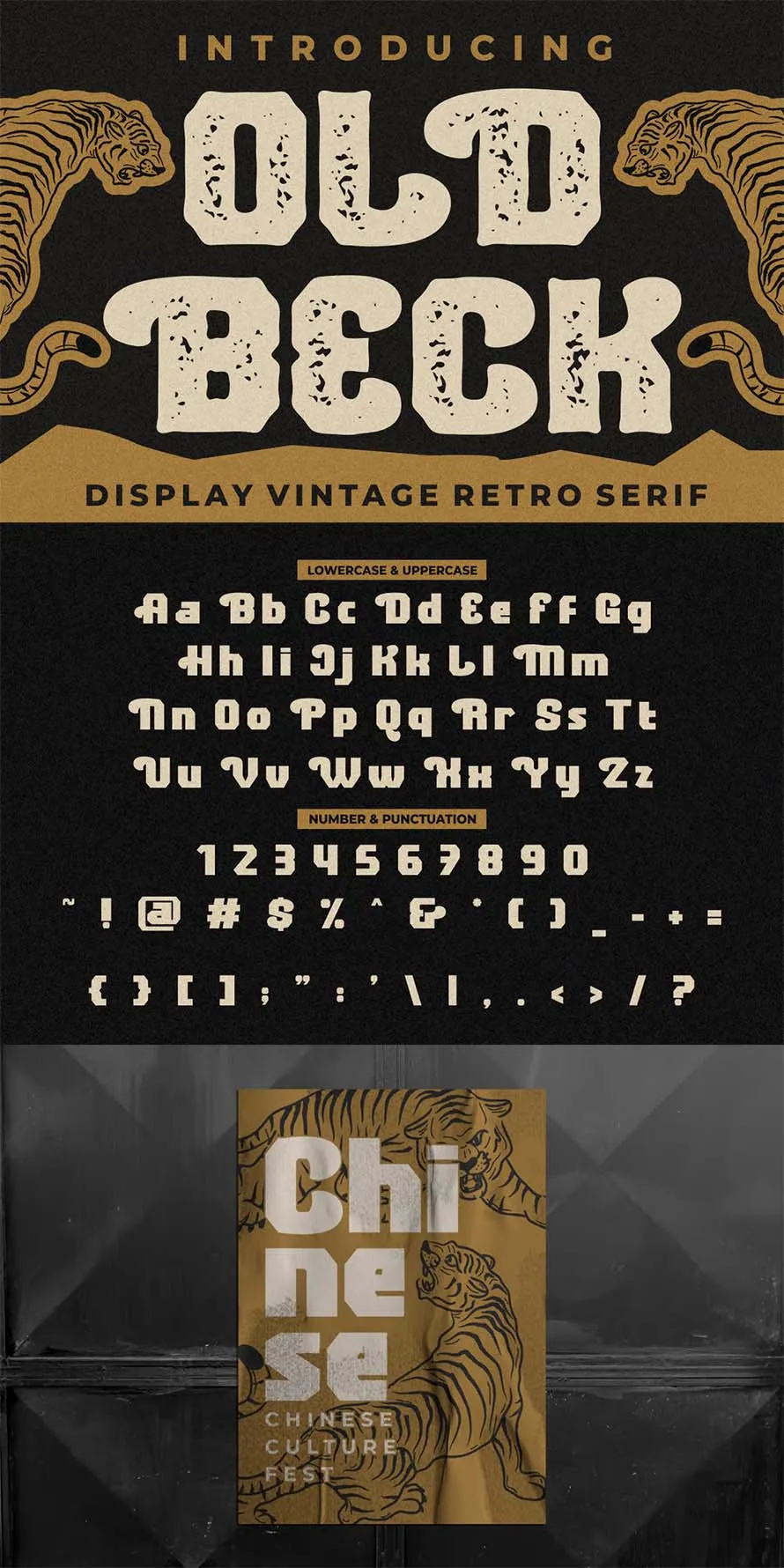 Old Beck - Display Vintage Retro Serif Old Beck - Display Vintage Retro Serif