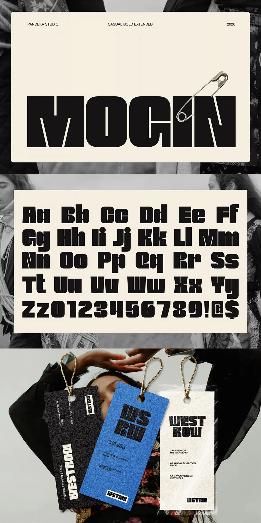 Modern Bold Display Font - Mogin Modern Bold Display Font - Mogin