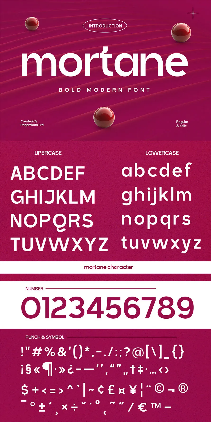 Mortane – Bold Modern Sans Mortane – Bold Modern Sans