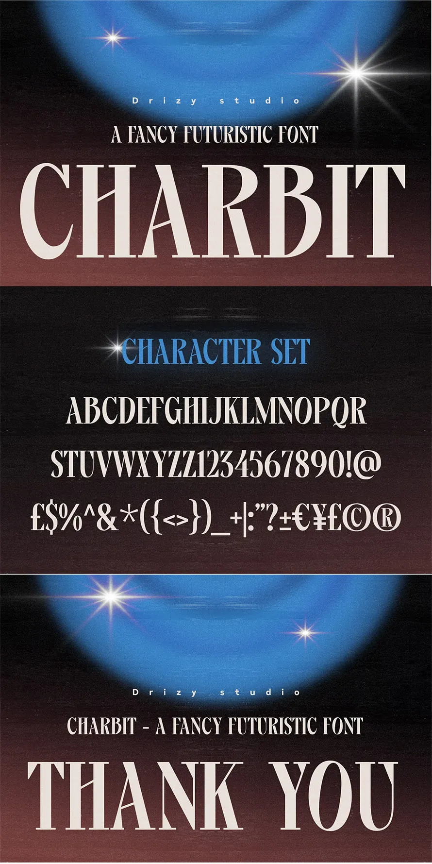 Charbit – Fancy Futuristic Font Charbit – Fancy Futuristic Font