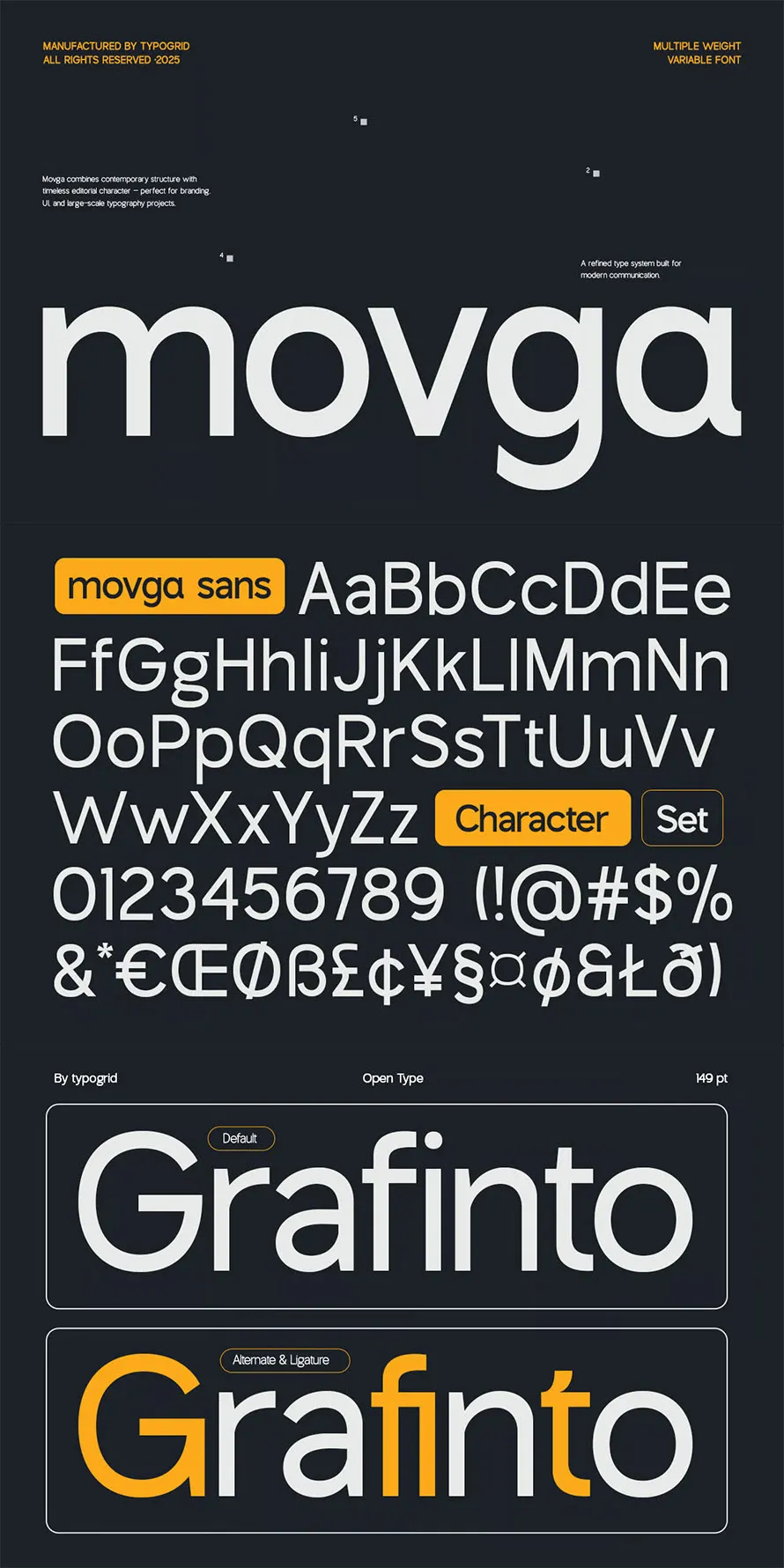 Movga Modern Sans Grotesque Movga Modern Sans Grotesque