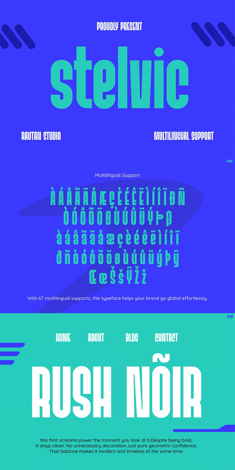 Stelvic – Modern Condensed Display Font Stelvic – Modern Condensed Display Font