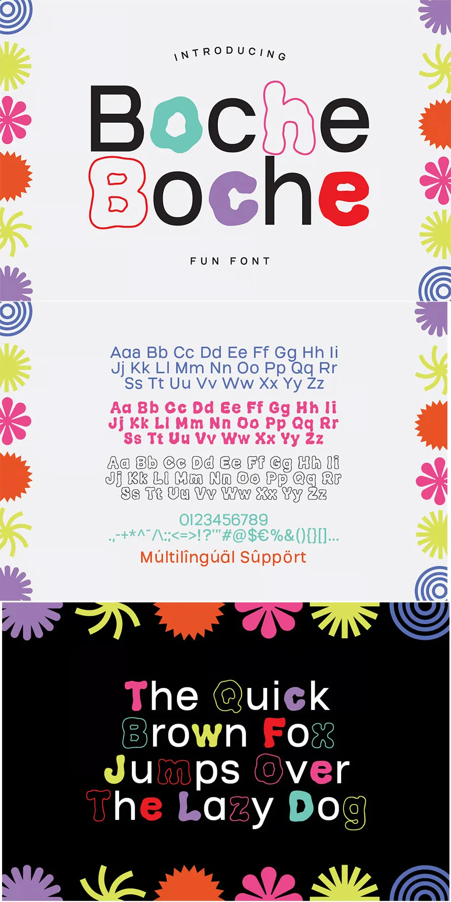 Boche - Modern Playful Font Boche - Modern Playful Font