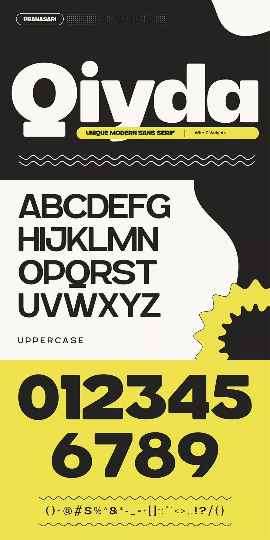 Qiyda Modern - Food Branding Font Qiyda Modern - Food Branding Font