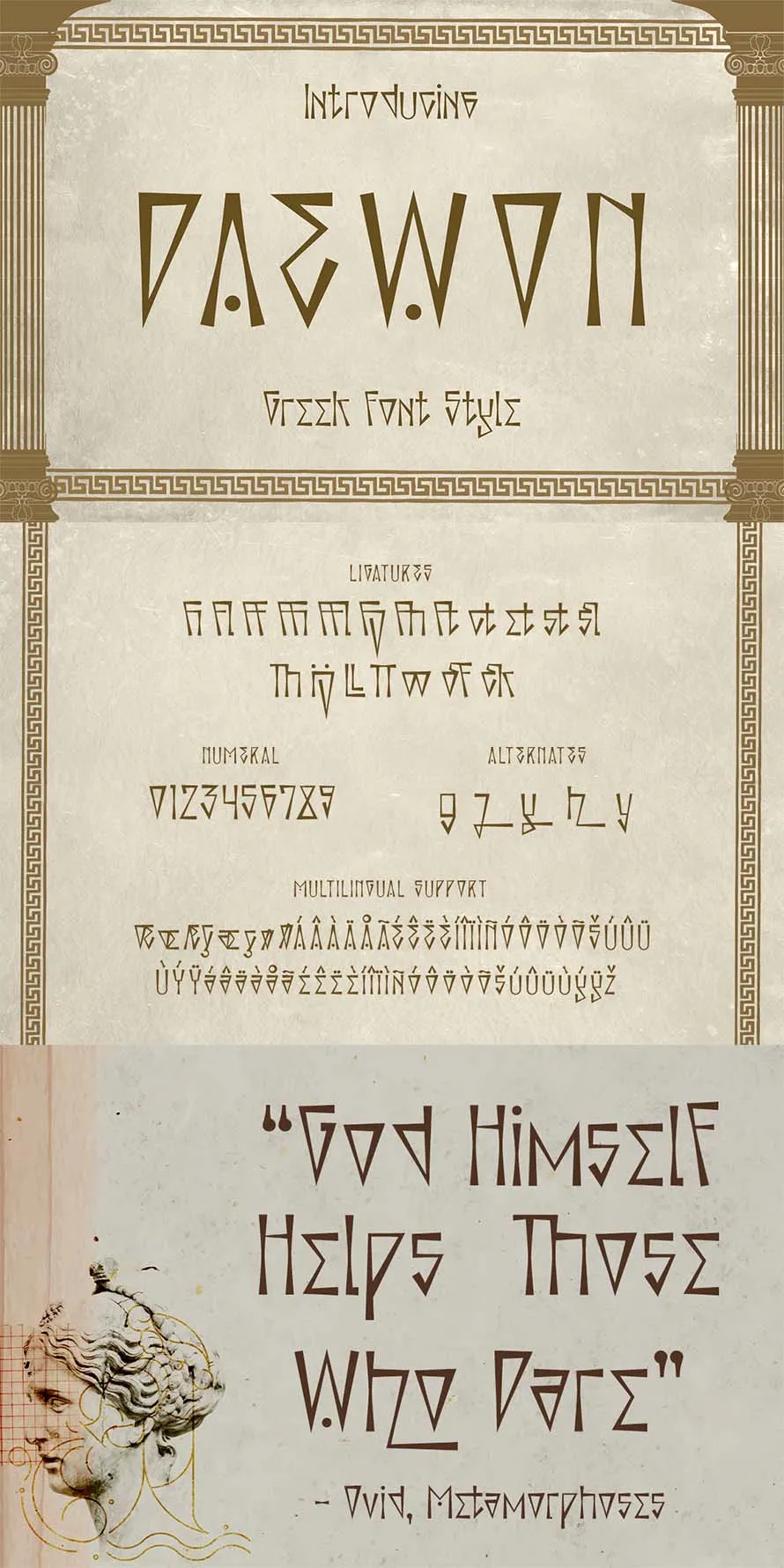 Daewon - Greek Font Style
