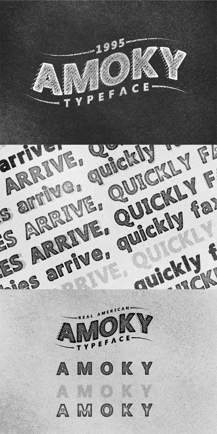 Amoky Typeface