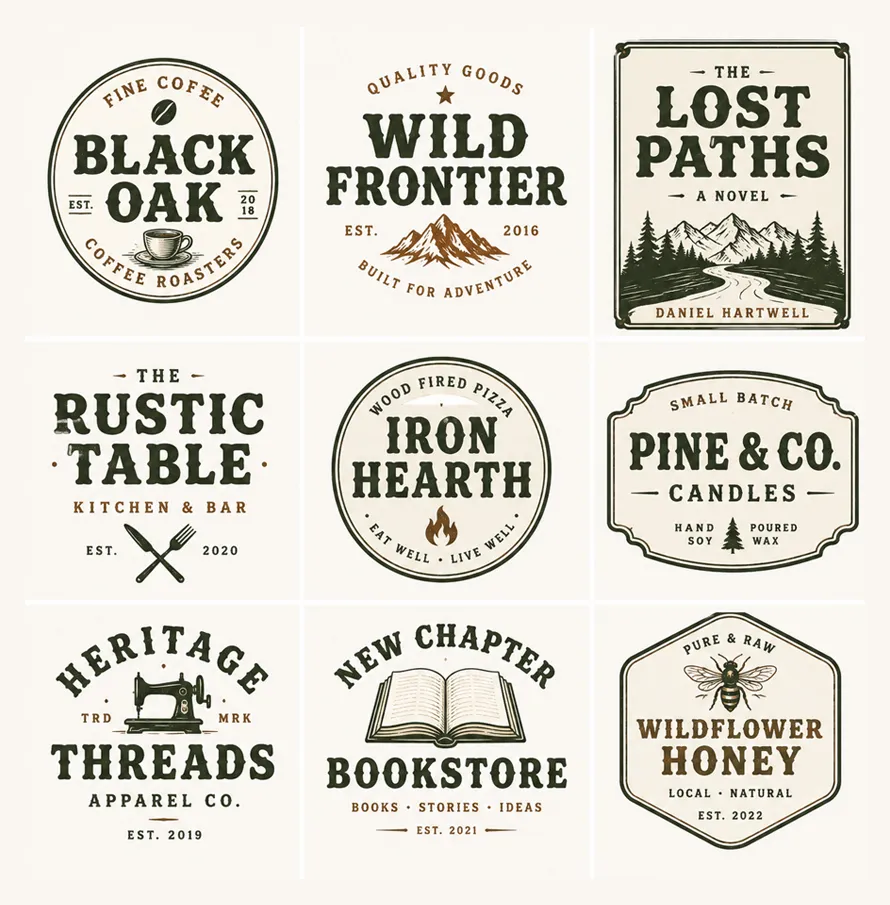 logo with old style fonts 2026 1