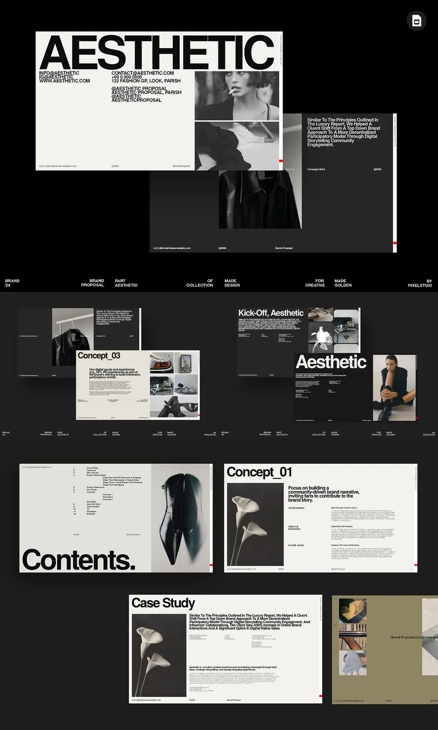 Aesthetic Brand Guideline Template Aesthetic Brand Guideline Template