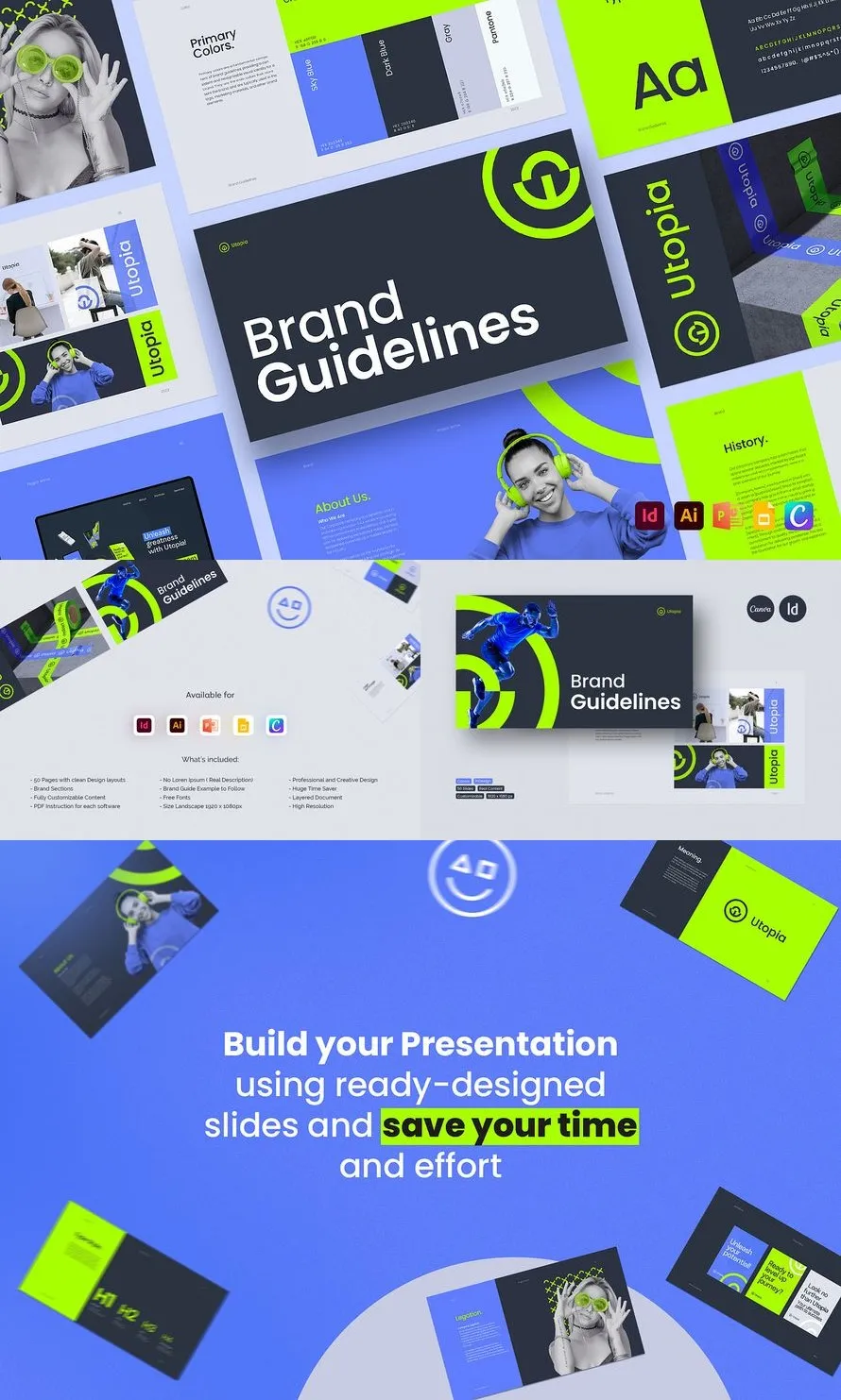 Utopia | Brand Guidelines Template Utopia | Brand Guidelines Template